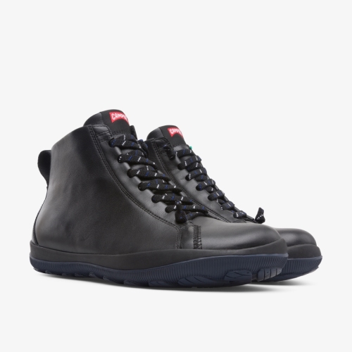 Camper Peu Pista Ankle Boots Black - Mens Singapore ISNPDO-090